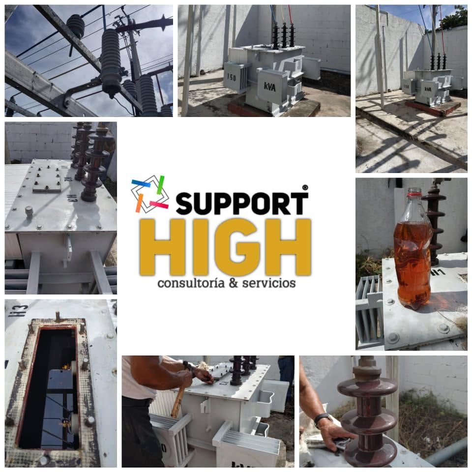 Mantenimiento de transformador eléctrico